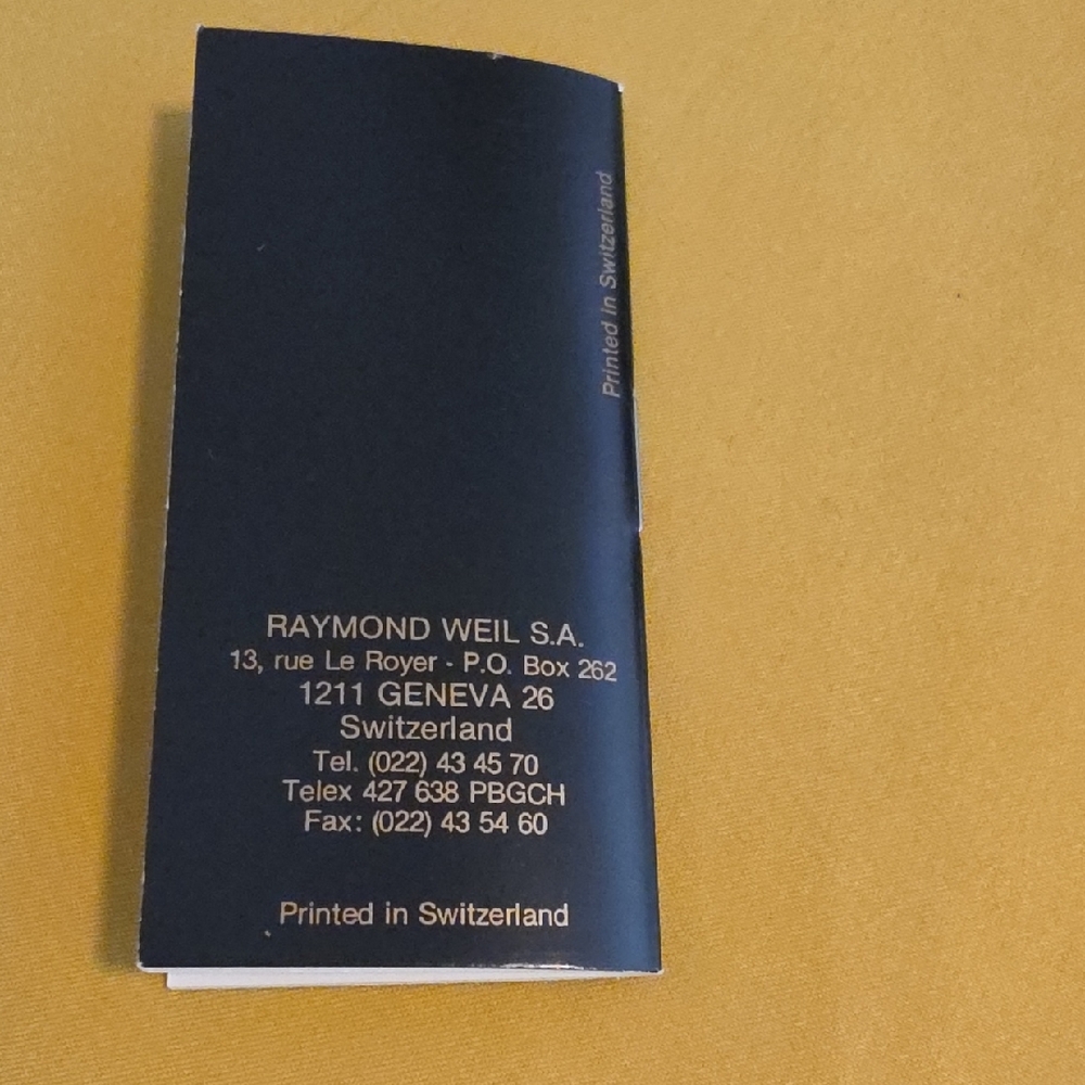 Raymond Weil - Watch Presentation Box (Watch Not Included) - Picture 4 of 10